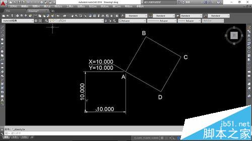 CAD块怎么设置自动标注坐标?