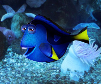 Photoshop绘制蓝塘鱼多莉的图文教程”