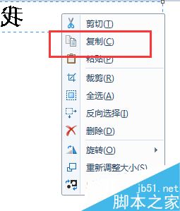 word2003如何反向字体