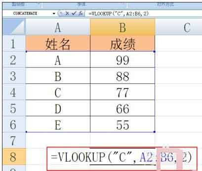 excel表中如何使用vlookup函数