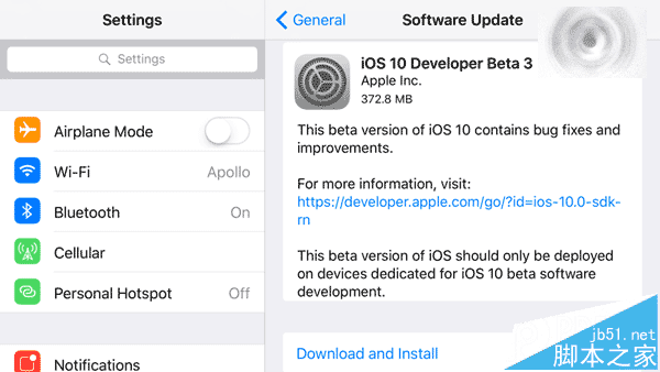 苹果iOS10 Beta3开发者预览版固件更新内容大全