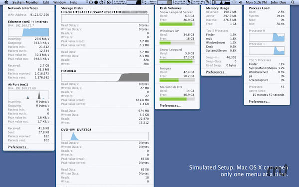 System Monitor mac版下载 System Monitor for mac V1.63 苹果电脑版