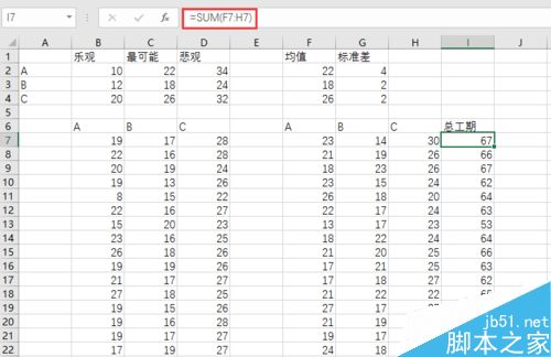 通过Excel进行蒙特卡洛分析