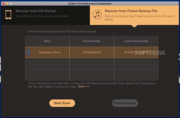 Cisdem iPhoneRecovery for Mac