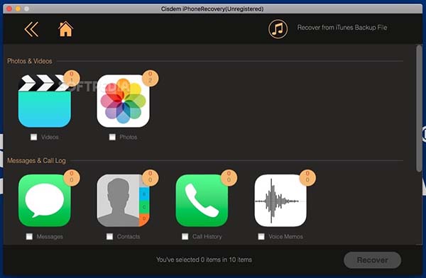 Cisdem iPhoneRecovery Mac版