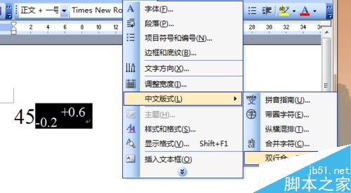 如何Word中插入公差？