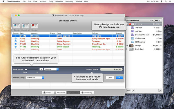 个人理财工具CheckBook Pro for Mac V2.7.28 苹果电脑版