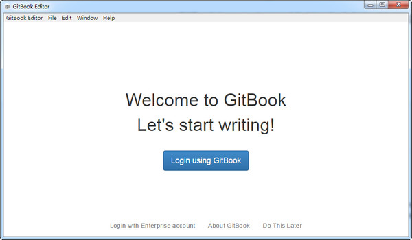 Gitbook editor windows(书籍编辑器)