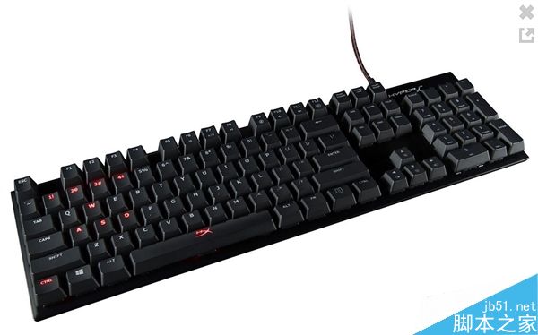 金士顿HyperX全新游戏机械键盘发布:采用樱桃青轴