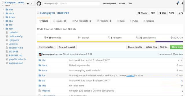 octotree插件 1.5.1 官方最新版