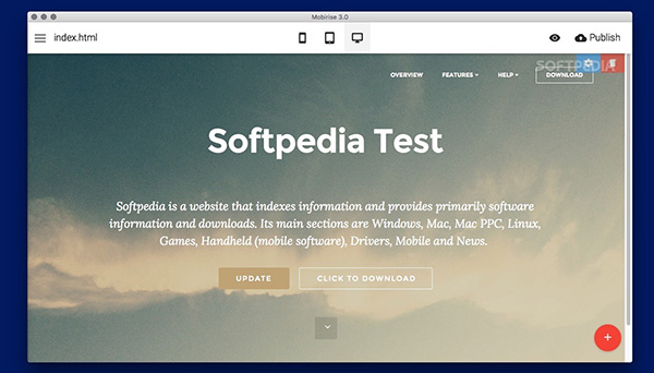 Mobirise Mac版下载 Mobirise for Mac 好用的手机Web网站开发工具 v5.8.17 苹果电脑版