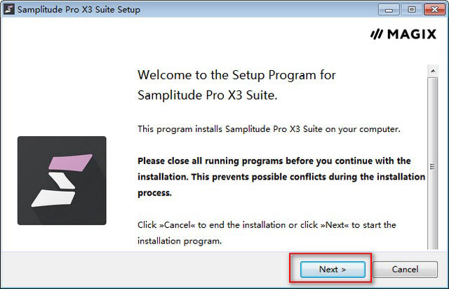 Samplitude Pro X3安装教程