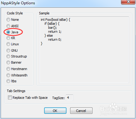 Notepad++ 中代码格式化插件NppAStyle