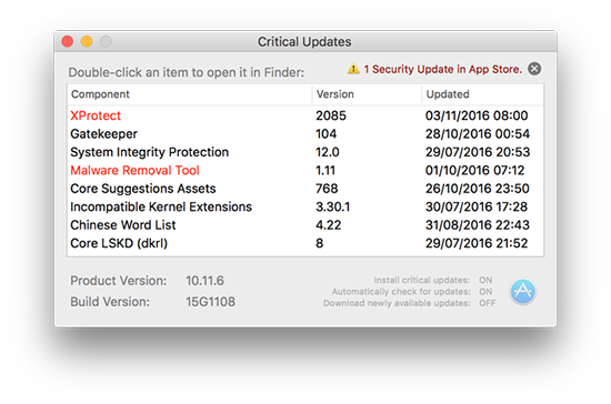 Critical Updates for Mac V1.51 苹果电脑版