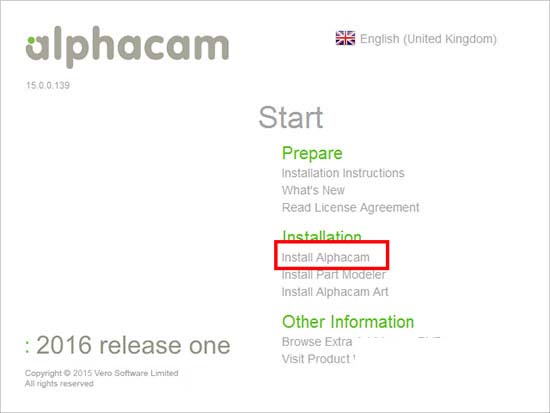 Alphacam2016R1下载 Vero Alphacam 2016 R1 官方安装免费版(附安装教程)