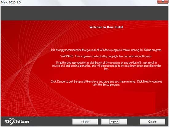 MSC Marc 2013安装及破解图文教程