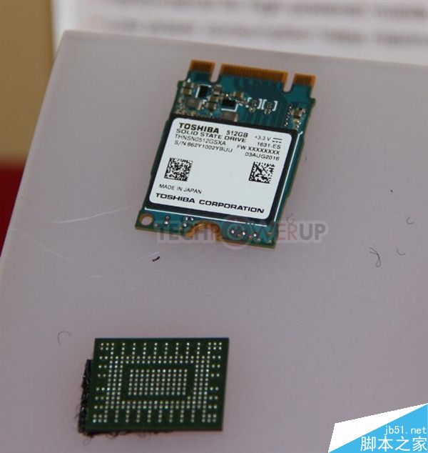 东芝发布世界最迷你M.2 SSD:支持MVMe协议
