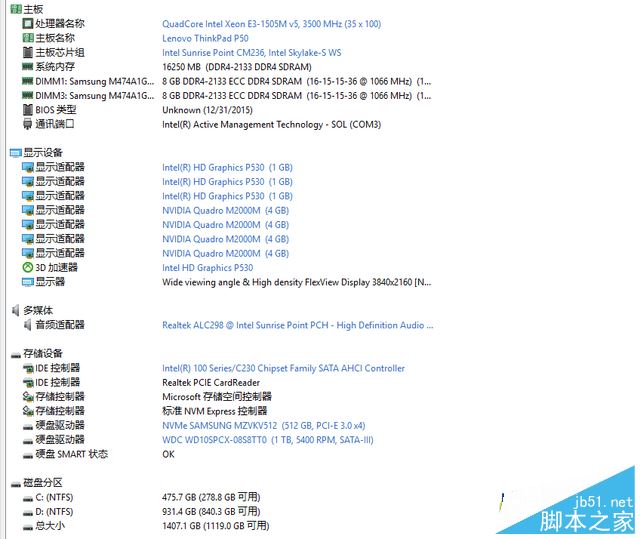 ThinkPad P50值得买吗？联想ThinkPad P50笔记本全面详细评测图解