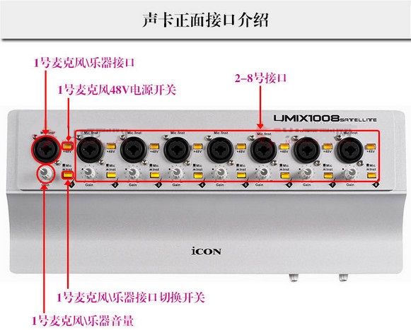 艾肯(iCON) Umix1008声卡驱动