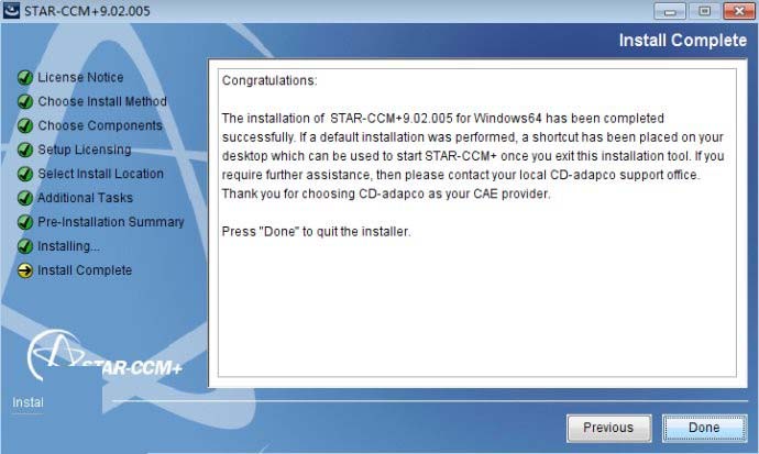 StarCCM+9破解版下载 CD-Adapco Star CCM+ 9.06.011 for win/linux 64位(附破解文件+安装教程)