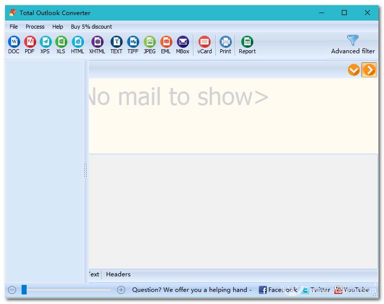 Coolutils Total Outlook Converter(电子邮件转换工具) v5.1.1.43 多语免费安装版