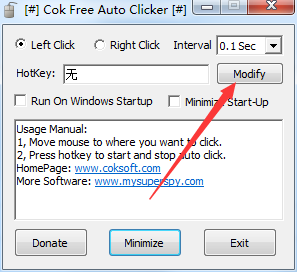 Cok Free Auto Clicker