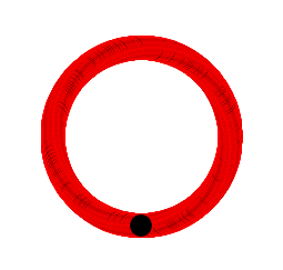 JS完成画圆圈的小球