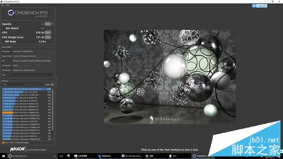 Cinebench R15 676CB