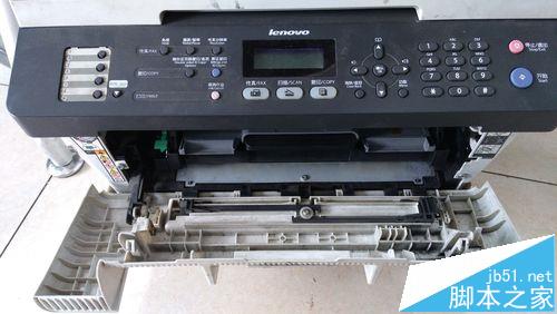 联想M7450F打印机怎么加粉清零?