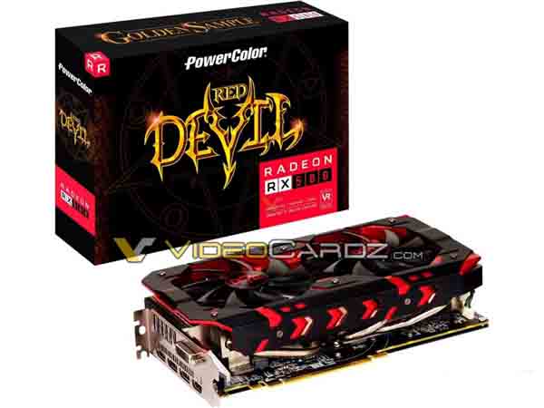 迪兰完全曝光AMD RX 580新旗舰卡:金色版2.5槽宽/普款2槽宽