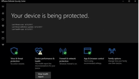 Windows10创作者更新升级用户抱怨Windows Defender警告图标”