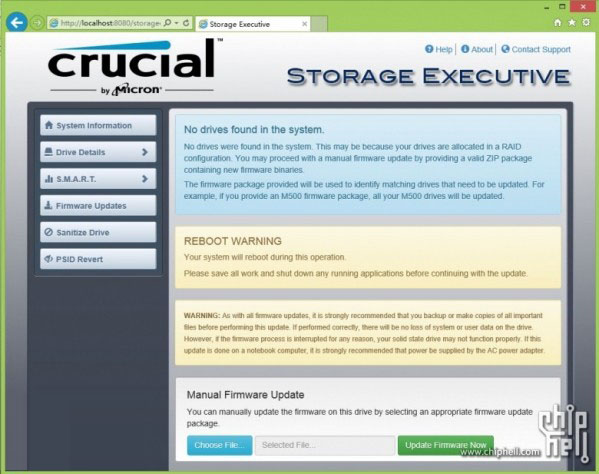 镁光SSD管理工具(Storage Executive)