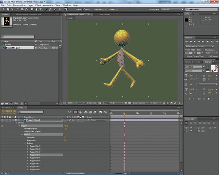puppettools3插件下载 Aescripts Puppet Tools(AE木偶图钉动画绑定脚本) v3.7.4 官方免费版(附教程)