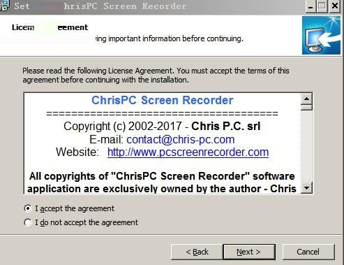 ChrisPC Screen Recorder(桌面录像软件)