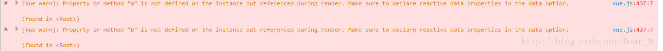 Vue关于数据绑定出错解决办法