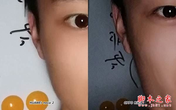 暗光拍摄样张放大