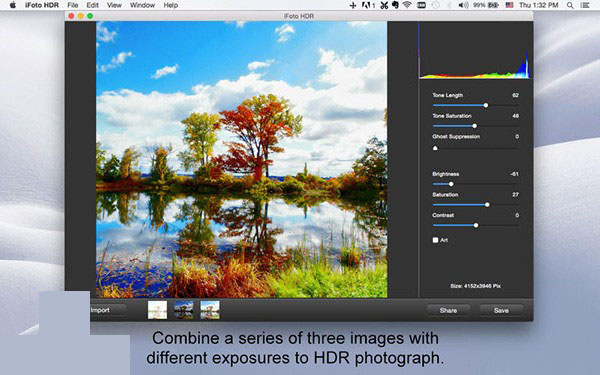 iFoto HDR For Mac(HDR贴图制作软件)