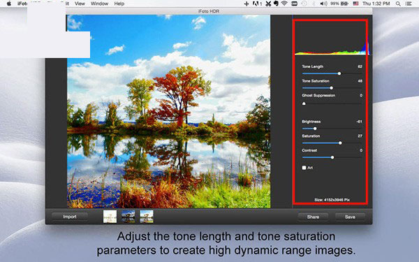 iFoto HDR For Mac(HDR贴图制作软件)