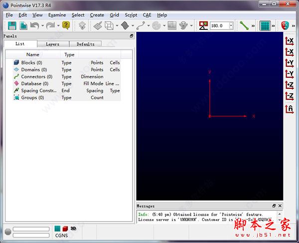 Pointwise(CFD网格生成软件) V17.3 R4 for Linux 中文破解版(附破解文件) 32位