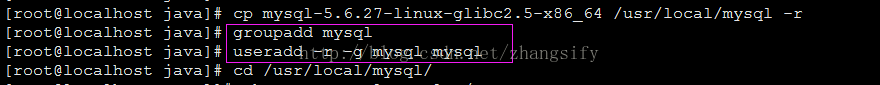 Linux下MySQL 5.6.27 安装教程”