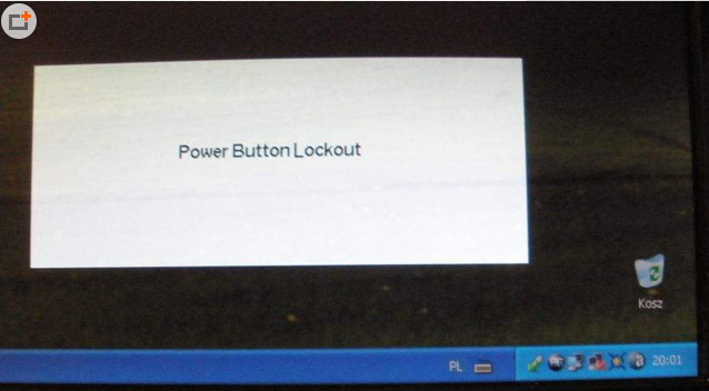 显示器提示power button lockout的解决方法