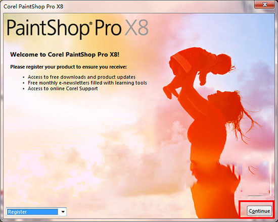 PaintShop X8下载 Corel PaintShop Pro X8 专业相片编辑软件 特别版