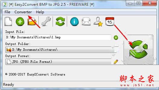 BMP转JPG格式转换器(Easy2Convert BMP to JPG)