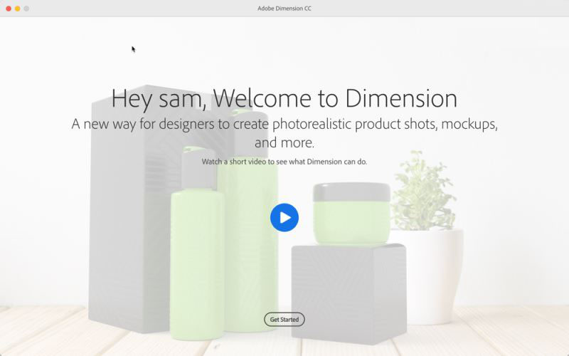 Dimension CC中文版下载 Adobe Dimension cc 2018 for Mac(3D图像制作软件) v1.0 苹果特别版