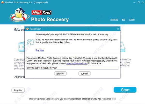 MiniTool Photo Recovery破解版 MiniTool Photo Recovery(图片数据恢复软件) v3.0 注册特别版(附破解补丁+安装教程)