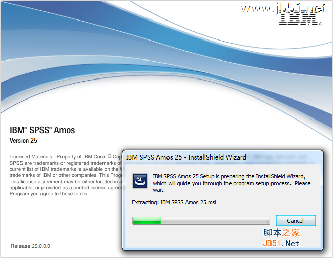 IBM SPSS Amos 25.0安装破解教程