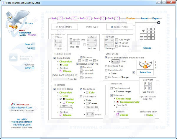 videothumbnailsmaker破解版下载 video thumbnails maker(视频缩略图生成) v12.0.0.0 特别版(安装教程+破解补丁)