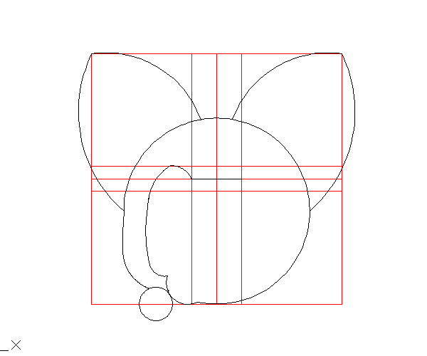 CAD怎么绘制可爱的阿狸头像?