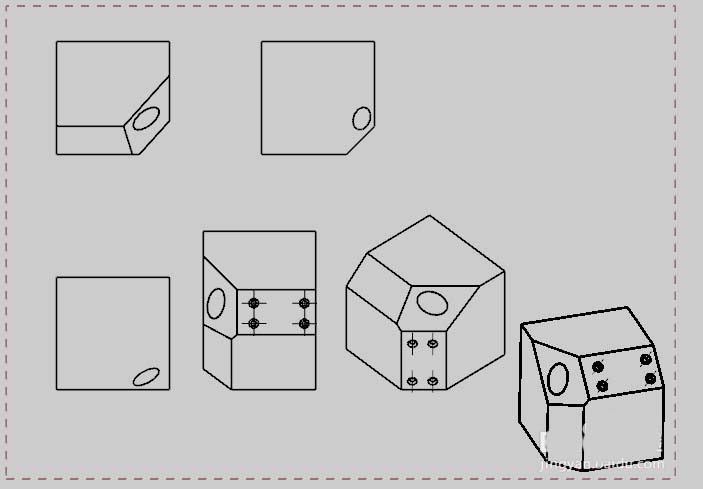 ug怎么使用特殊视图? ug工程图特殊视图的使用方法