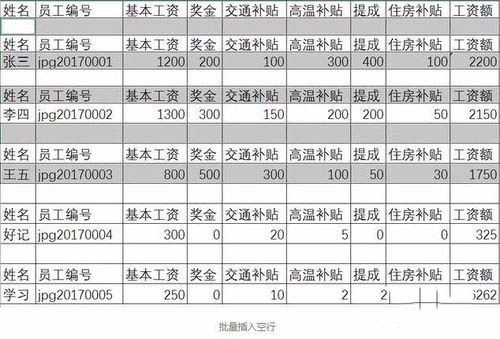 excel快速制作工资条的设置方法